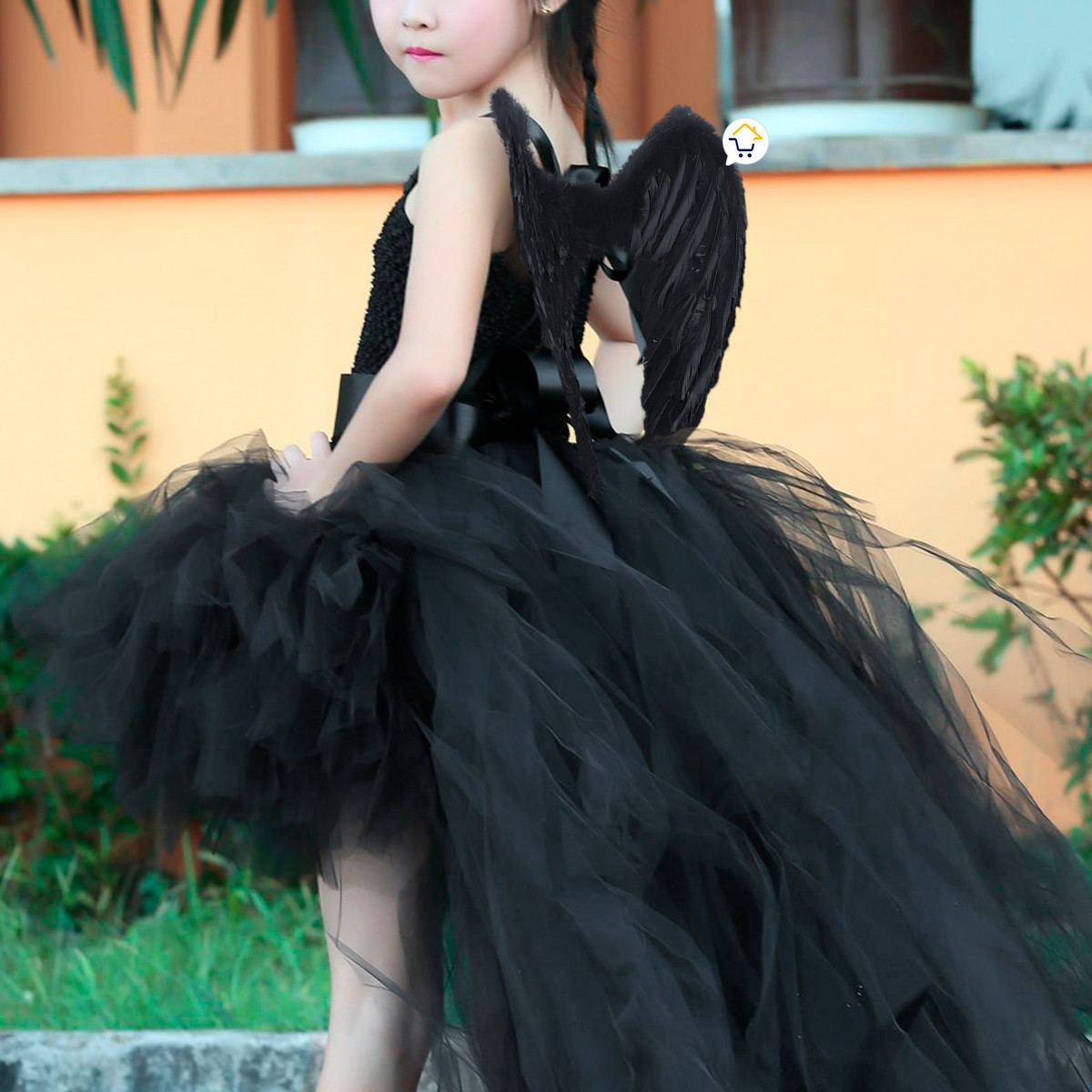 Miniatura 3 de Alas Angel Negras Pequeñas AF483NP